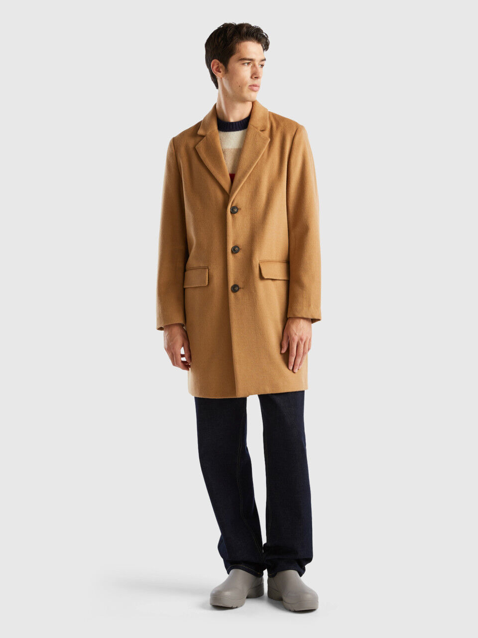 Men's twill 2025 bibby overcoat