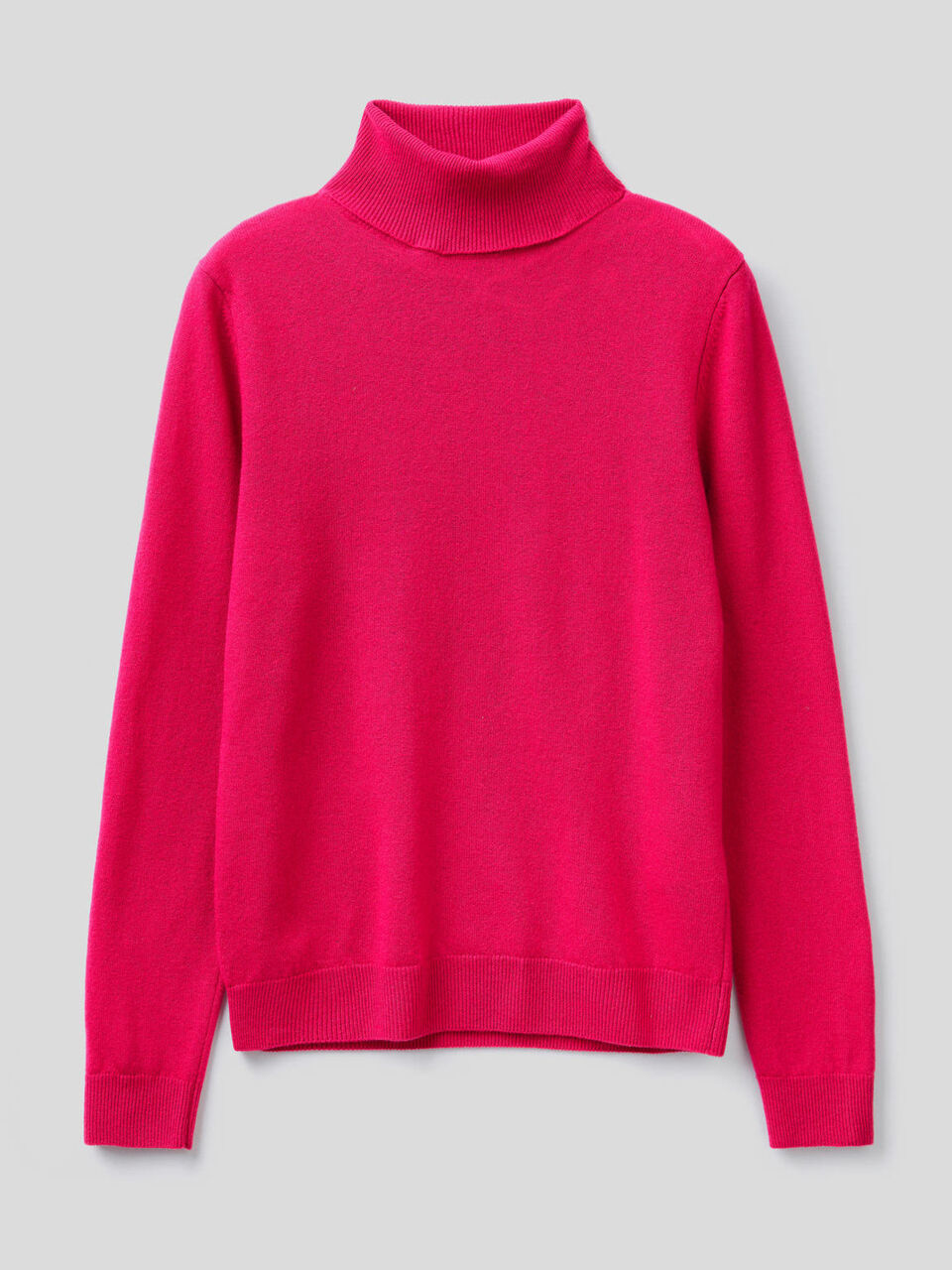 Turtleneck sweater in pure virgin wool image number 1