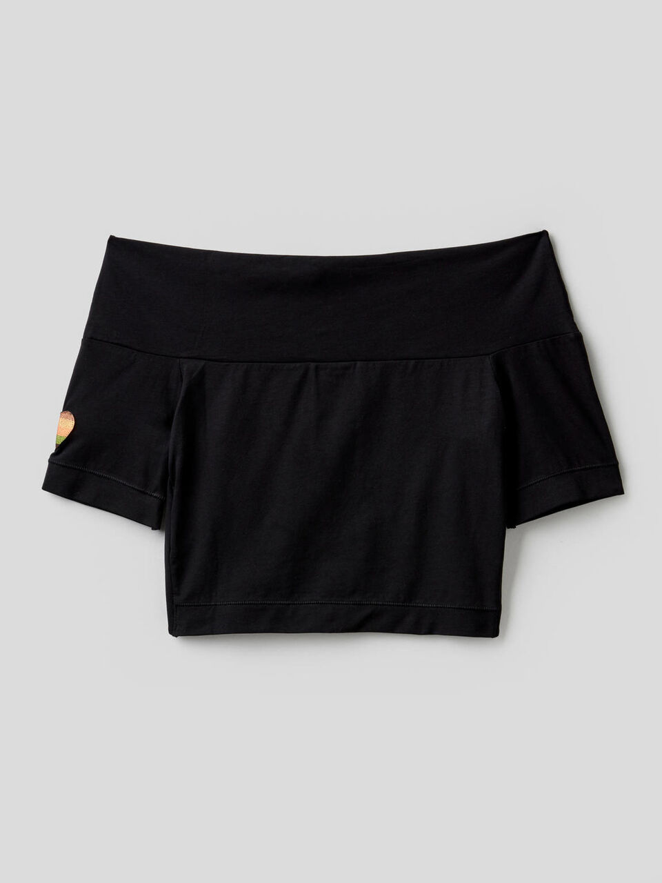 Stretch cotton cropped dress Women image number 2