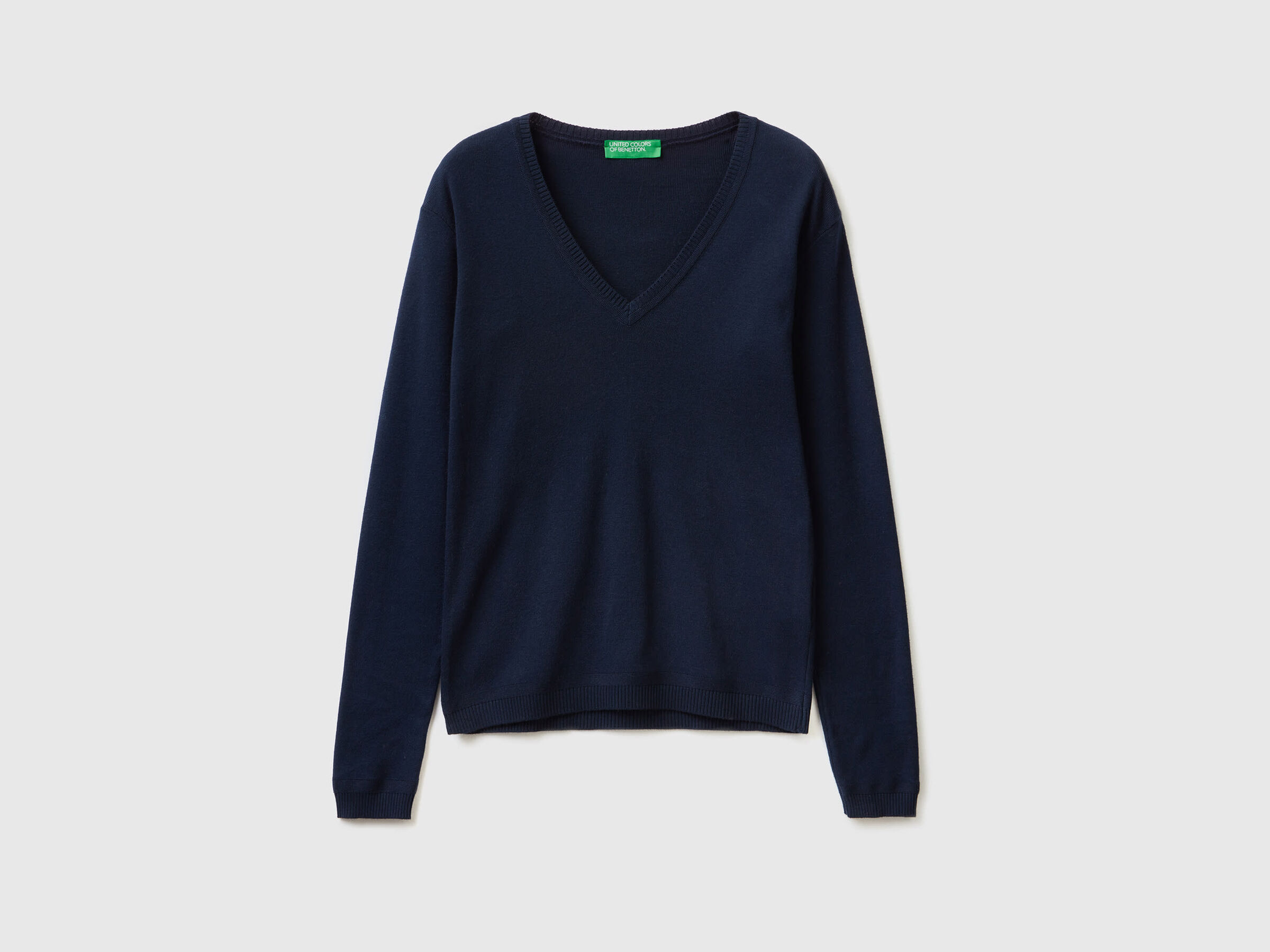 V NECK SWEATER L/S Women image number 3