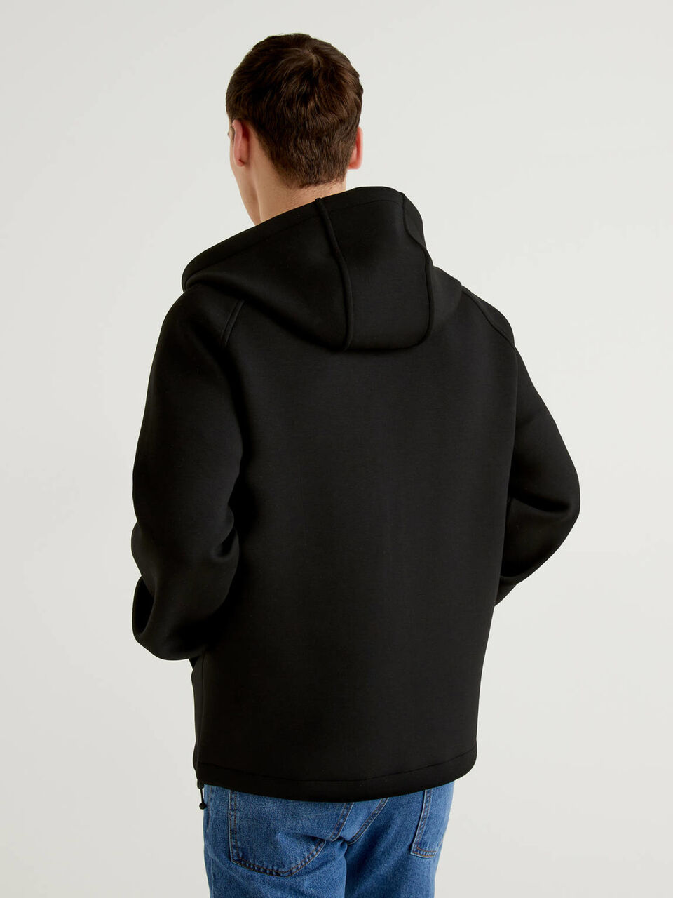 Neoprene jacket with hood Men image number null
