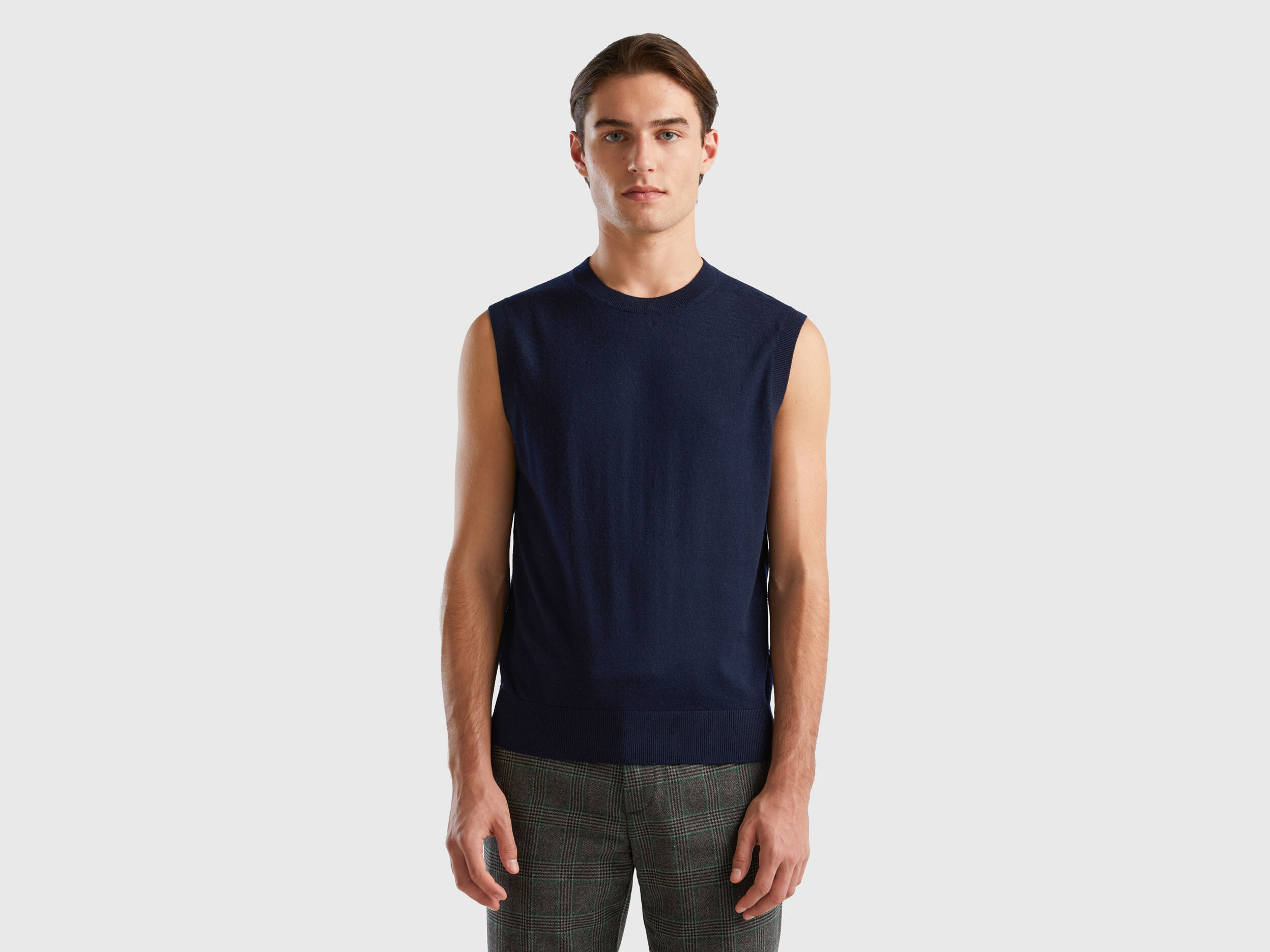 Vest in pure Merino wool