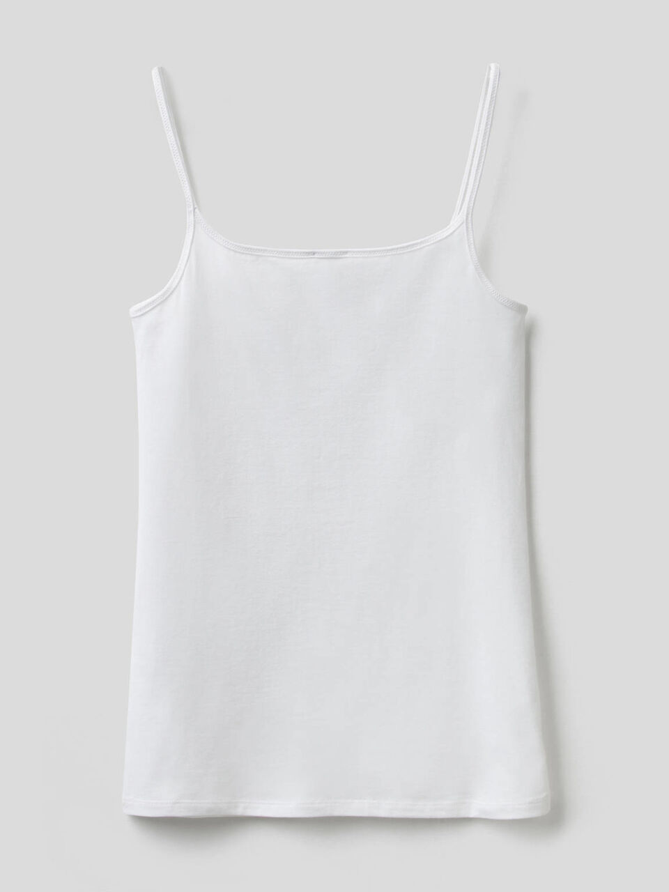Tank top in stretch cotton image number 2