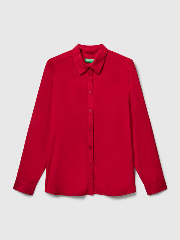 Regular fit shirt in viscose Women