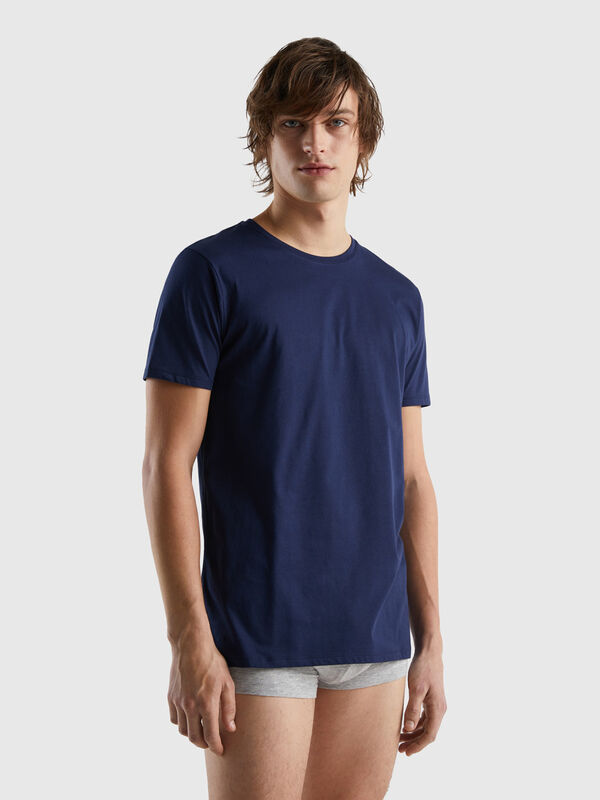 Long fiber cotton t-shirt Men