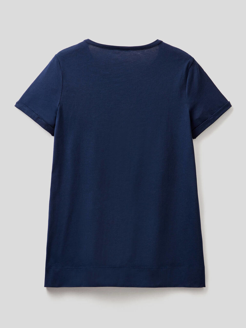 Embroidered t-shirt in pure cotton image number 2