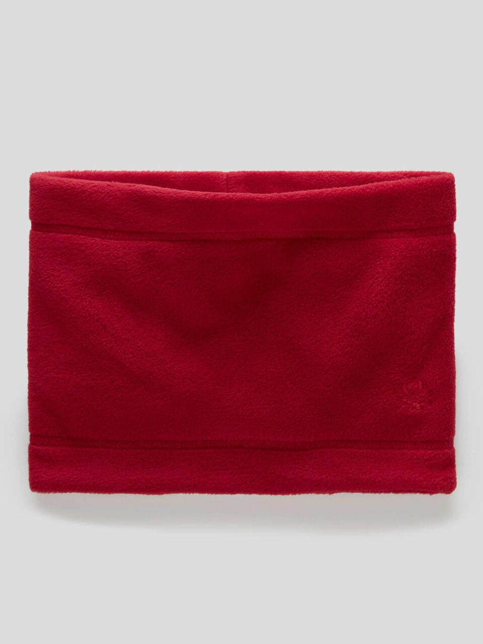 Neck warmer in fleece with embroidered logo image number 1