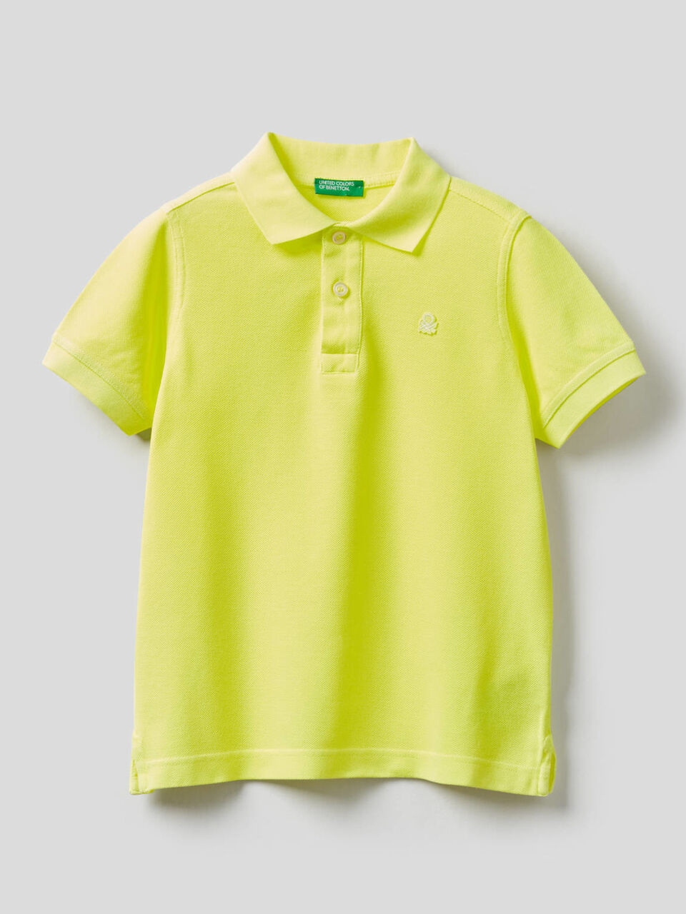 Pure cotton neon polo image number 1
