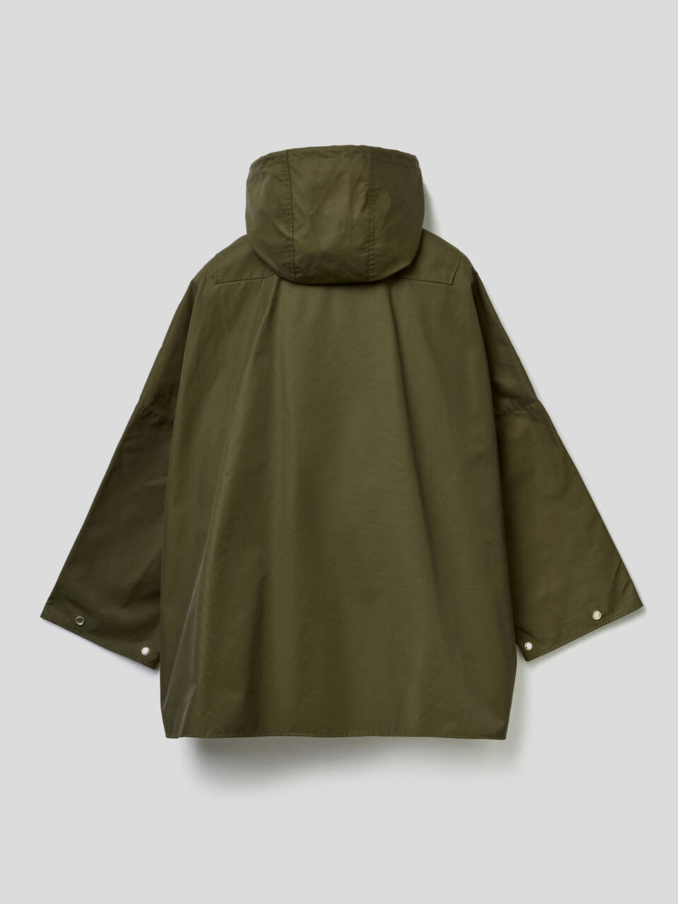 Jacket with hood and drawstring image number 2