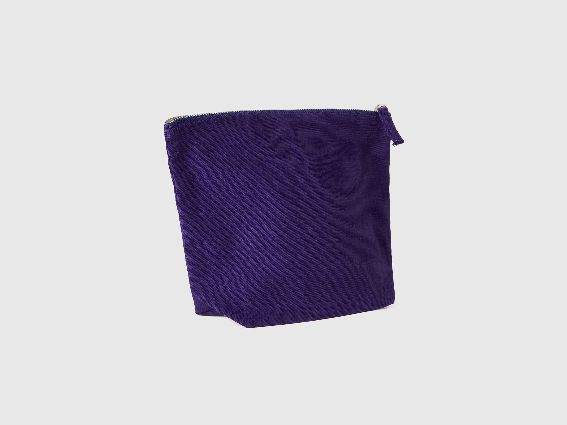 Blue clutch in pure cotton image number 1