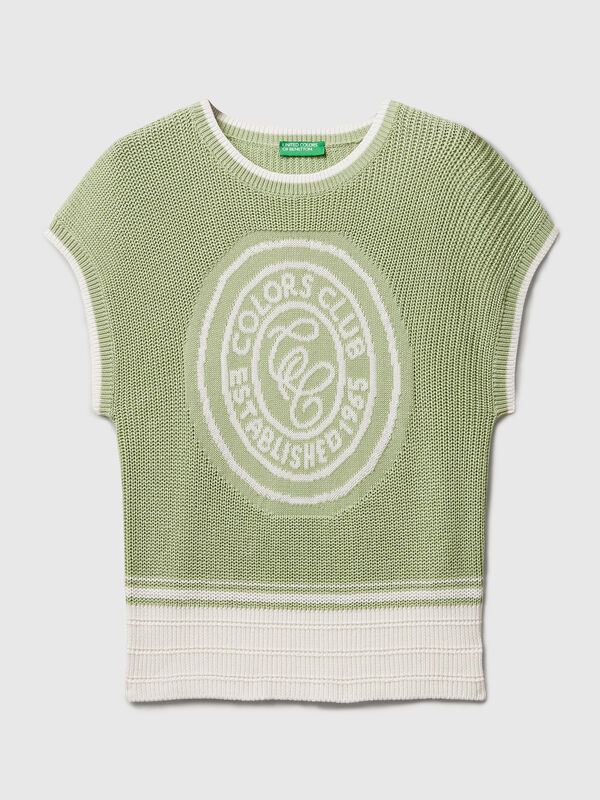 Vest with inlay Women