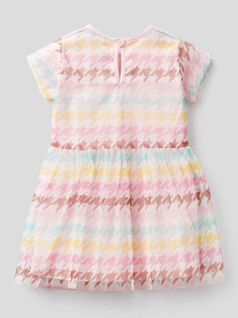 Houndstooth dress with Peanuts graphic image number 2