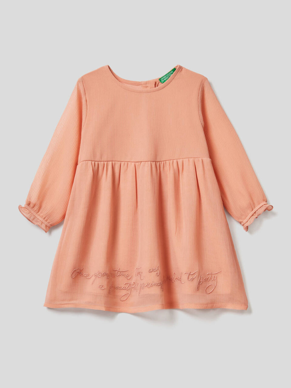 Flared crepe dress image number 1