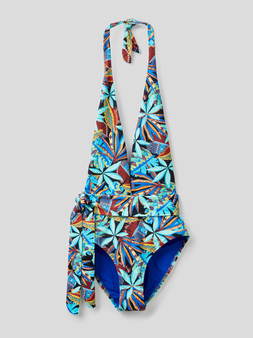 Monokini with tropical print image number 1