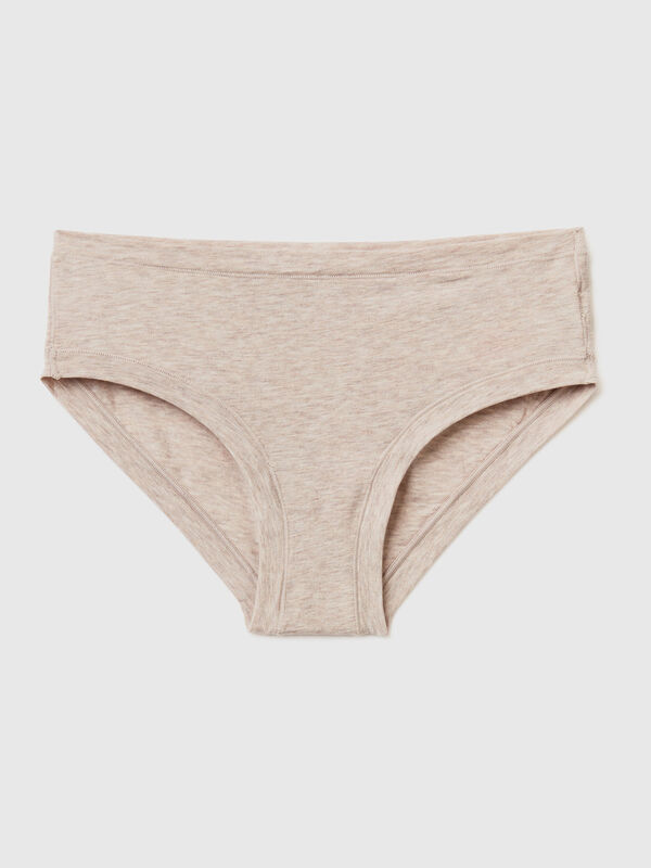 High-rise underwear in organic cotton