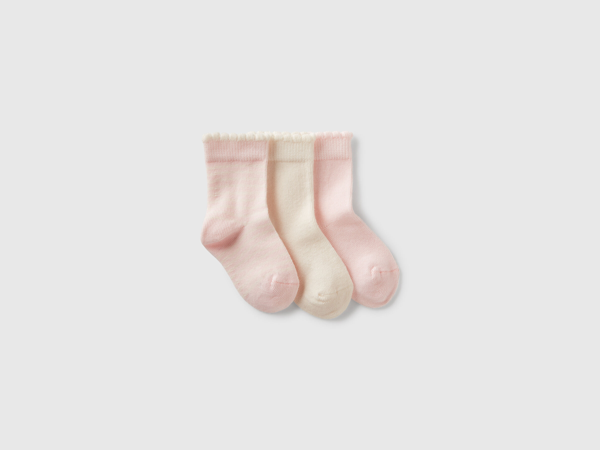 KNITTED SOCKS 3 PAIR New Born (0-18 months) image number 0