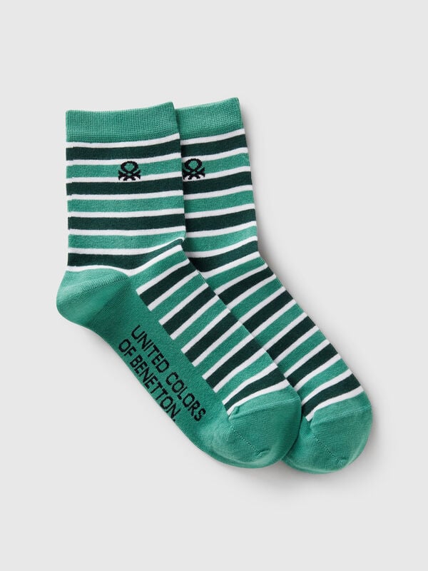 Multicolor striped socks