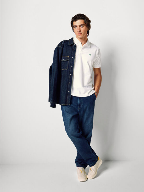 Straight fit jean chinos Men