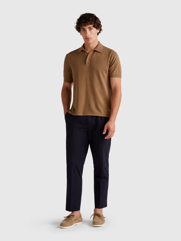 Denim trousers in lightweight cotton Men
