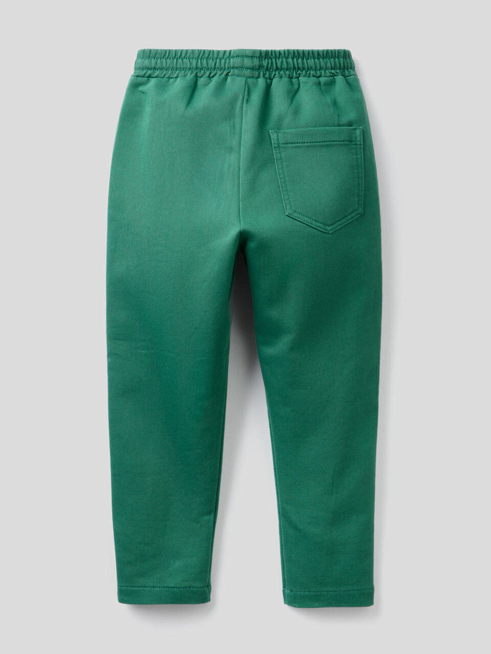 Sporty sweat look trousers image number 2