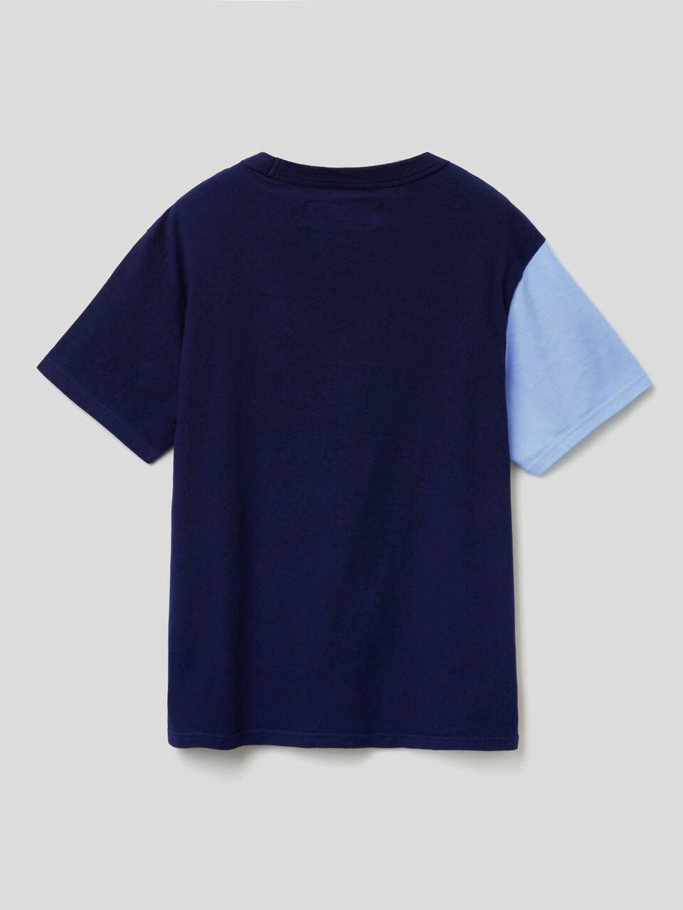 Color block short sleeve t-shirt image number 2