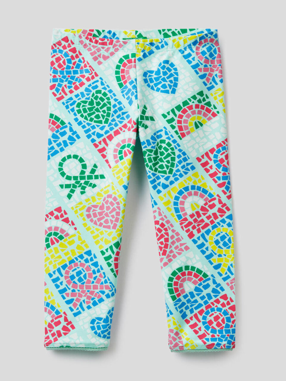 3/4 leggings in stretch cotton image number 1