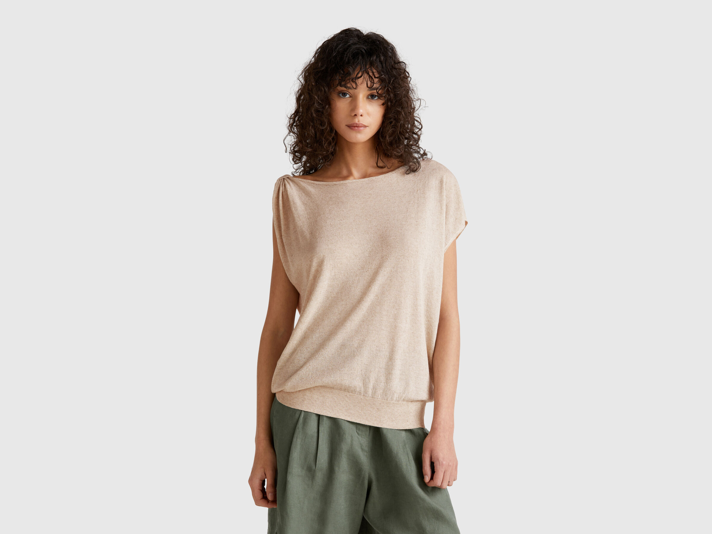BOAT-NECK SWEATER. Women image number 0