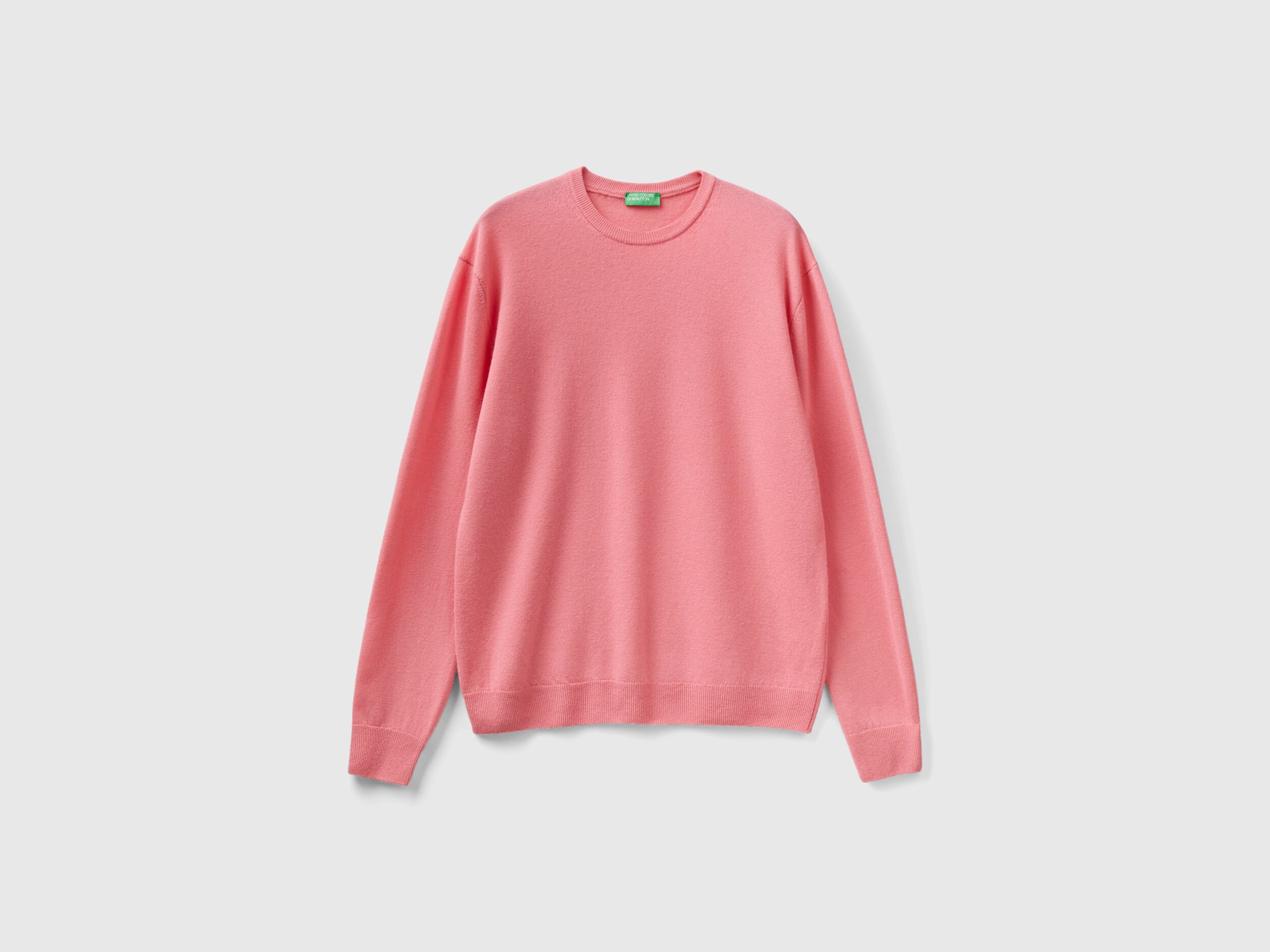Men's pink shop crew neck sweater