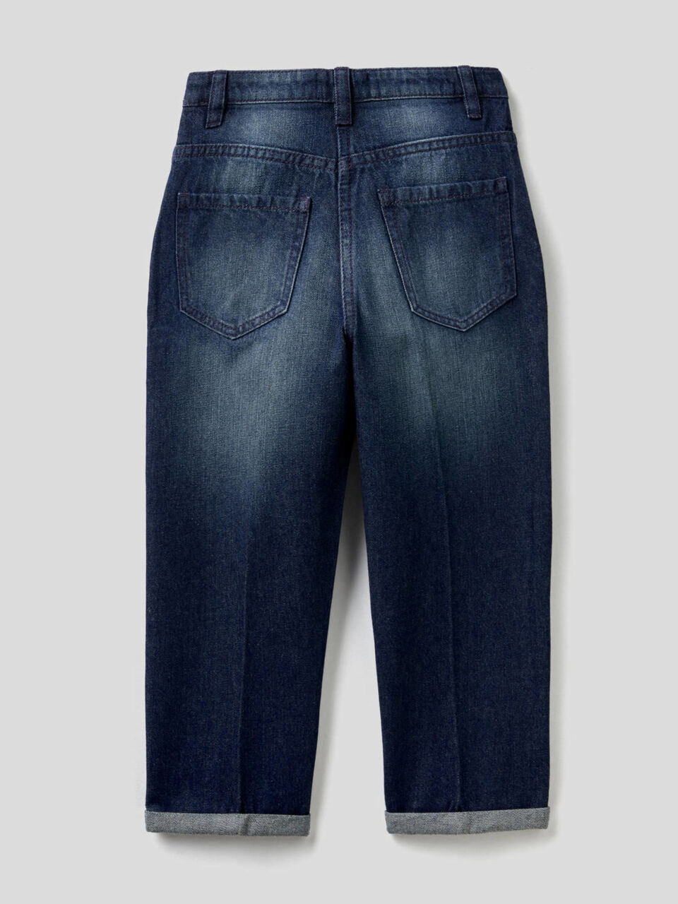 Mom fit jeans in 100% cotton denim image number 2