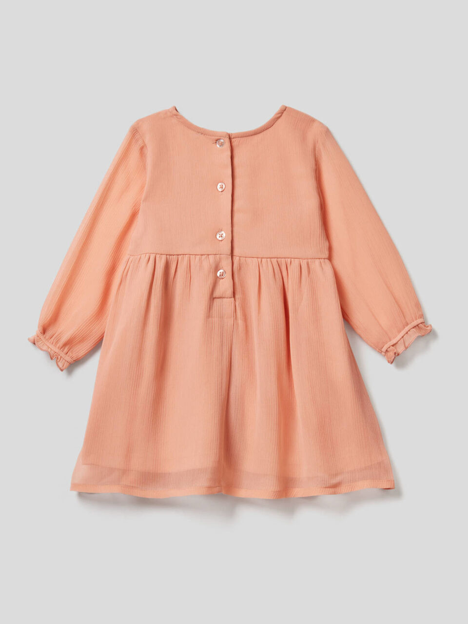 Flared crepe dress image number 2