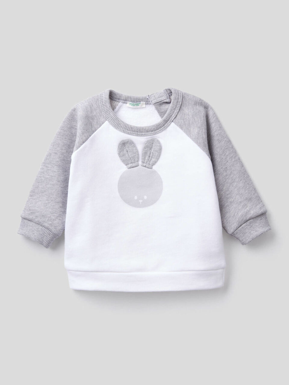 Organic cotton sweatshirt with print image number 1
