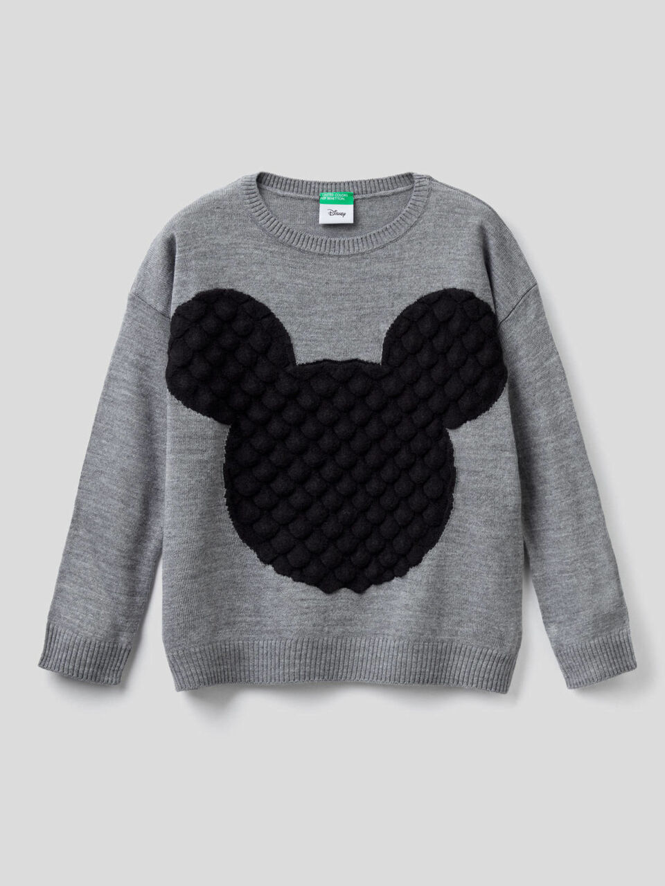 Sweater with Mickey Mouse embossed inlay image number 1