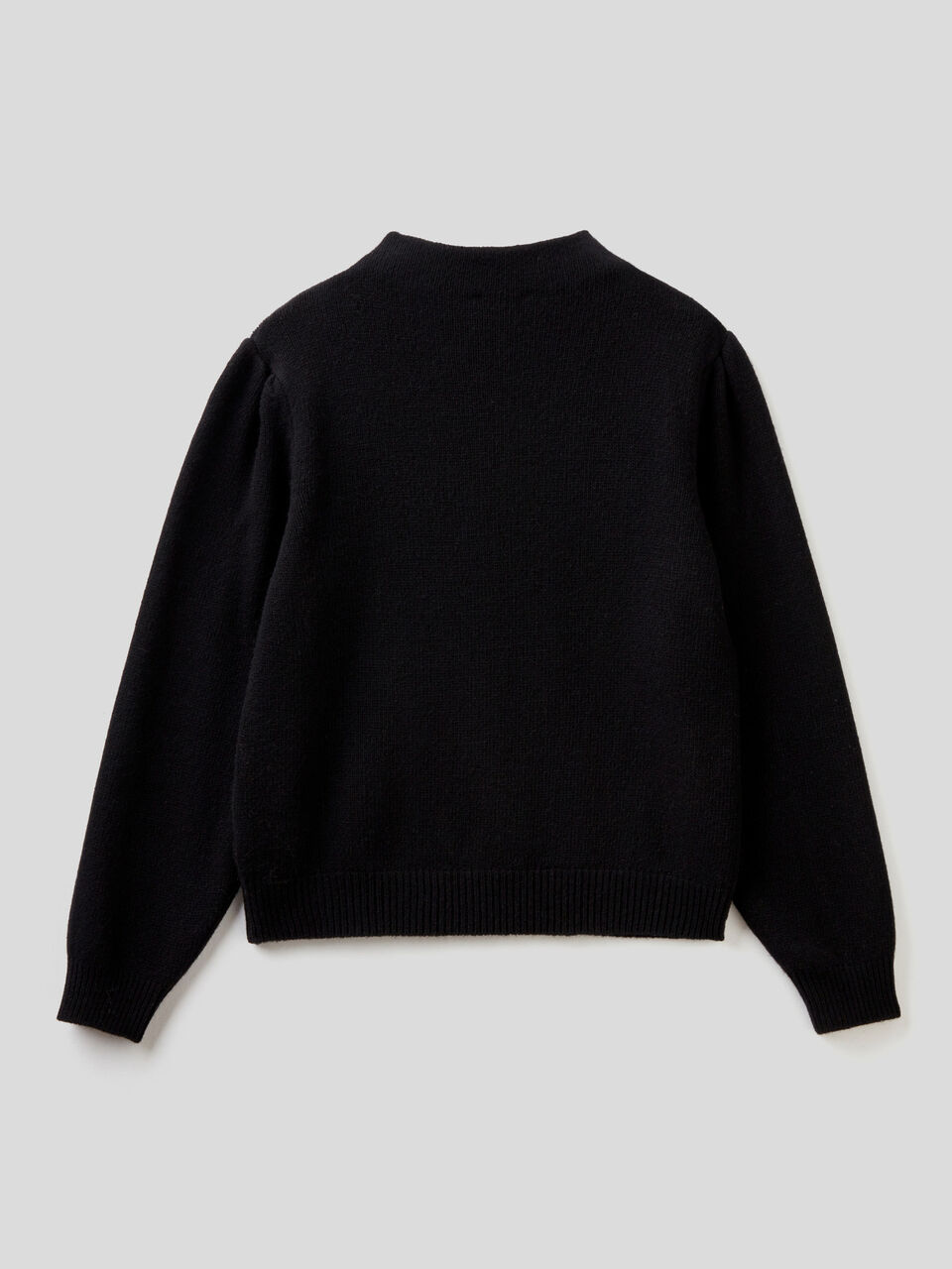 Sweater with inlaid text image number 2