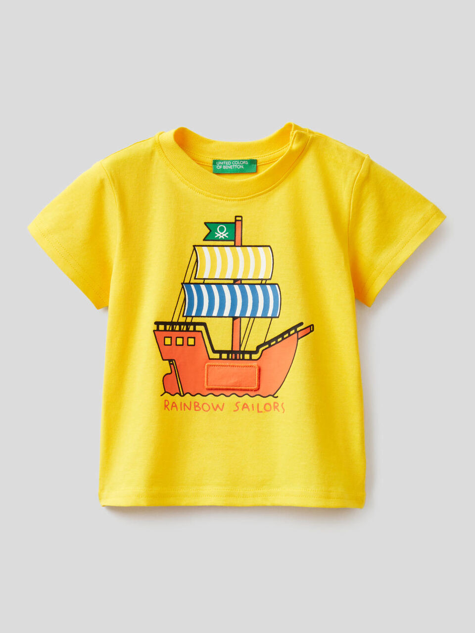 Cotton t-shirt with print image number 1