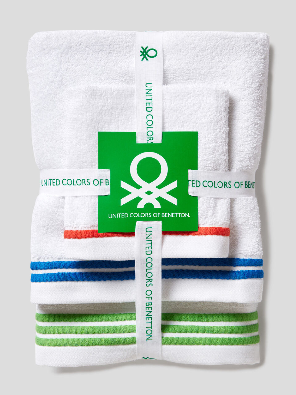Three towels with logo image number 1