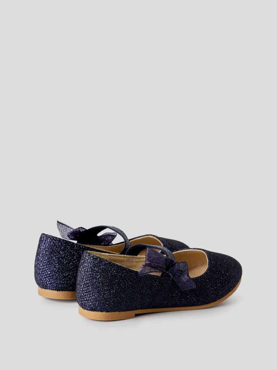 Ballet flats in lurex fabric image number 2