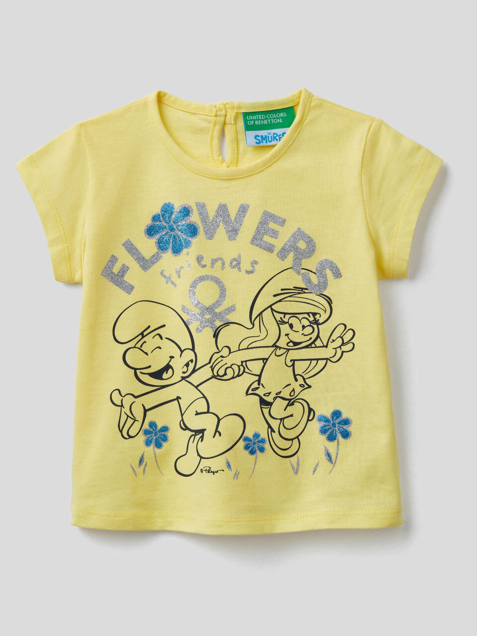 T-shirt with The Smurfs print image number 1