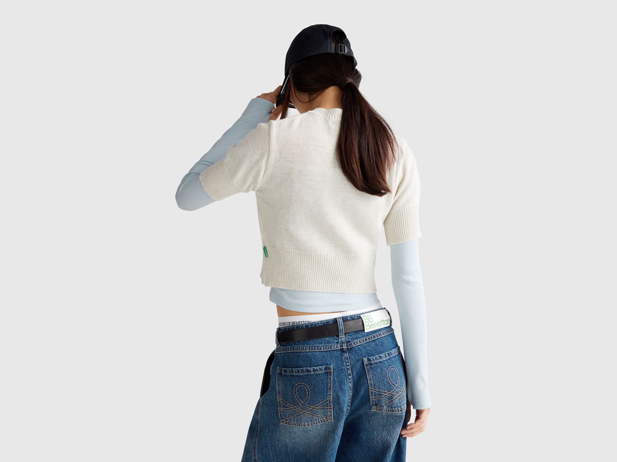 BUTTONED SWEATER H/S Women image number 1