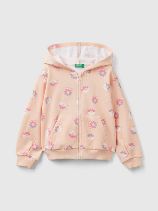 Sweatshirt with floral print Junior Girl