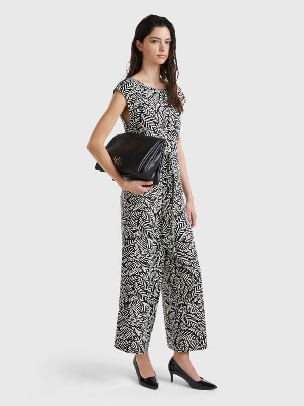 Patterned tracksuit in sustainable viscose Women