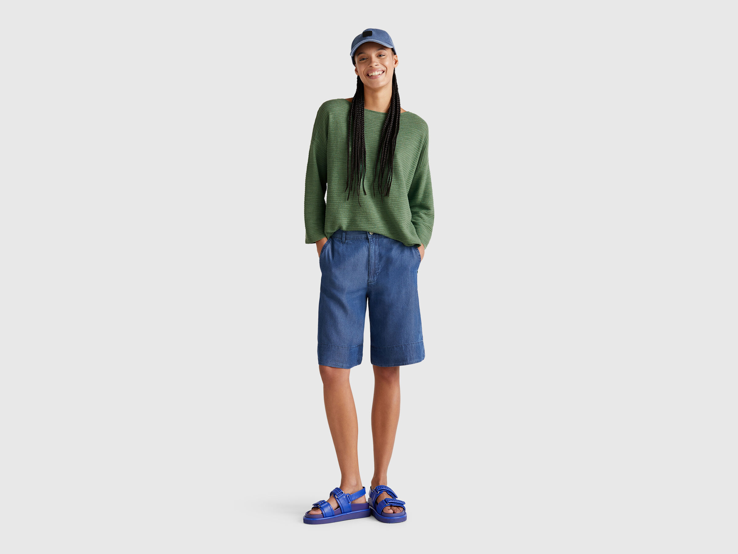 BOAT-NECK SWEAT.L/S Women image number 2