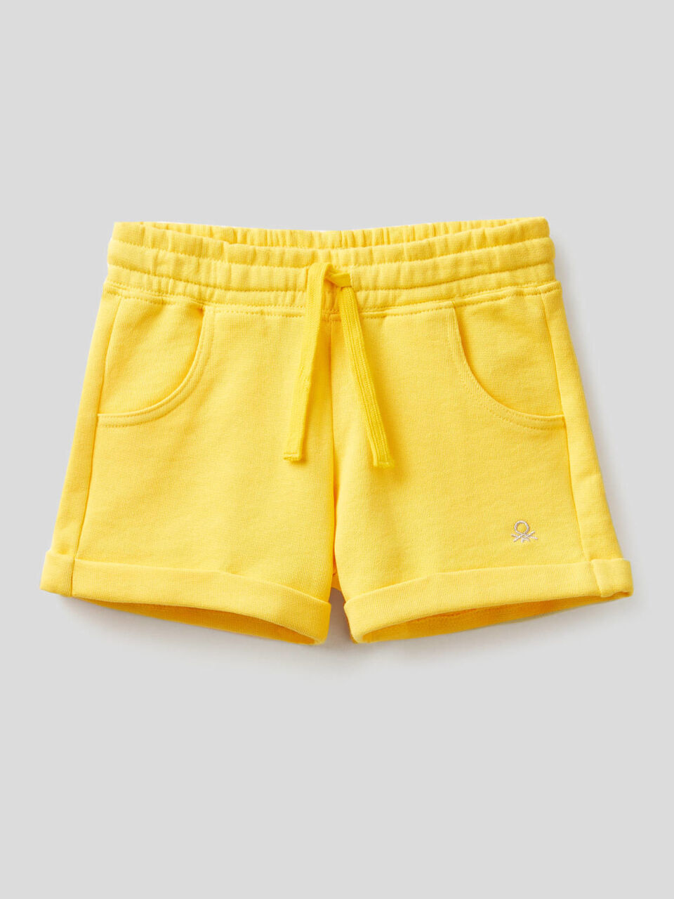 Sweat shorts in stretch cotton image number 1