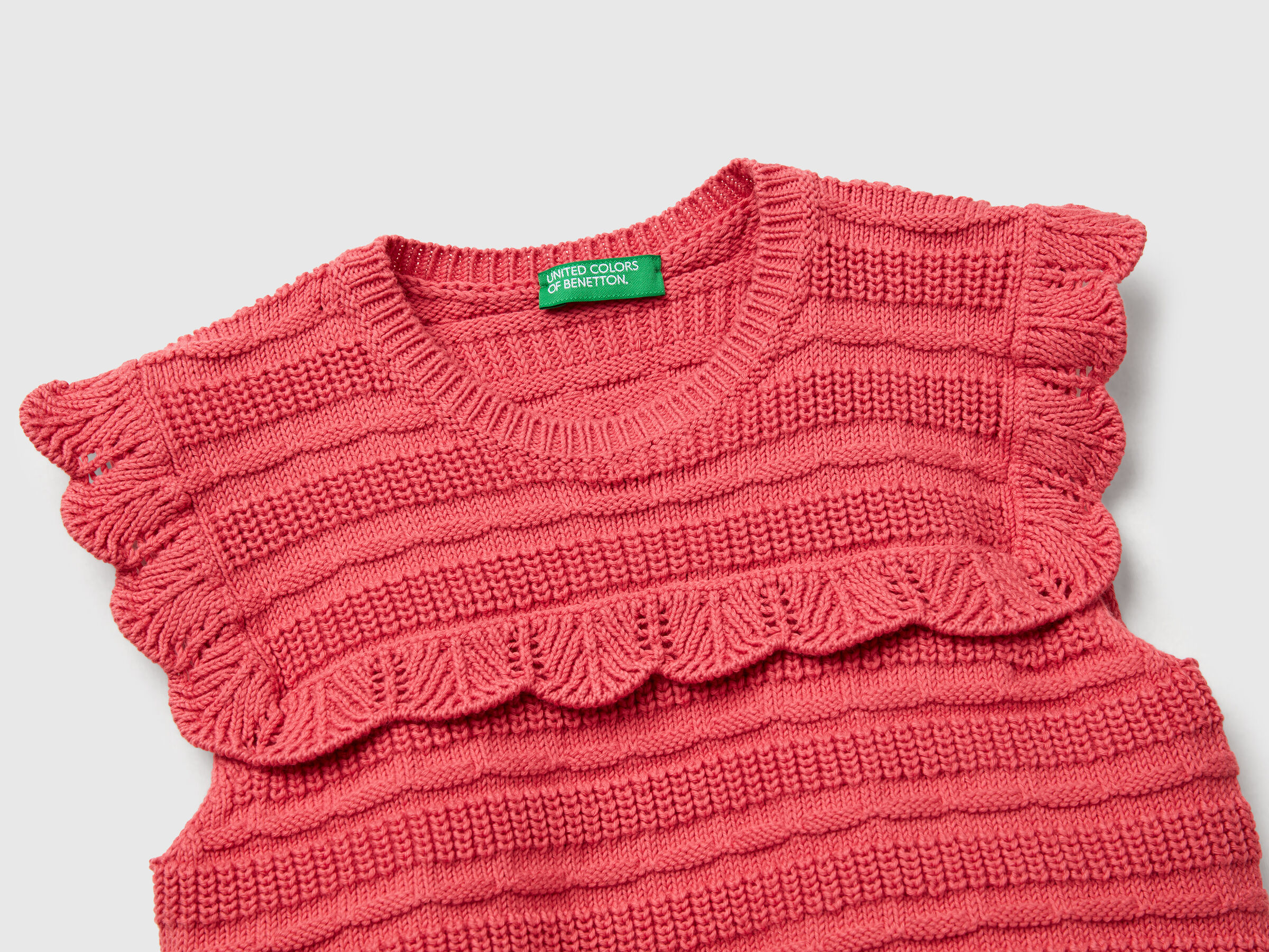 SLEEVELESS SWEATER Junior Girl image number 2
