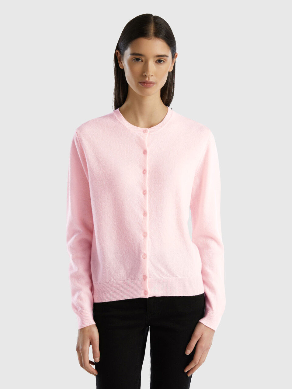 Merino Wool Cardigans Women 2024 Benetton