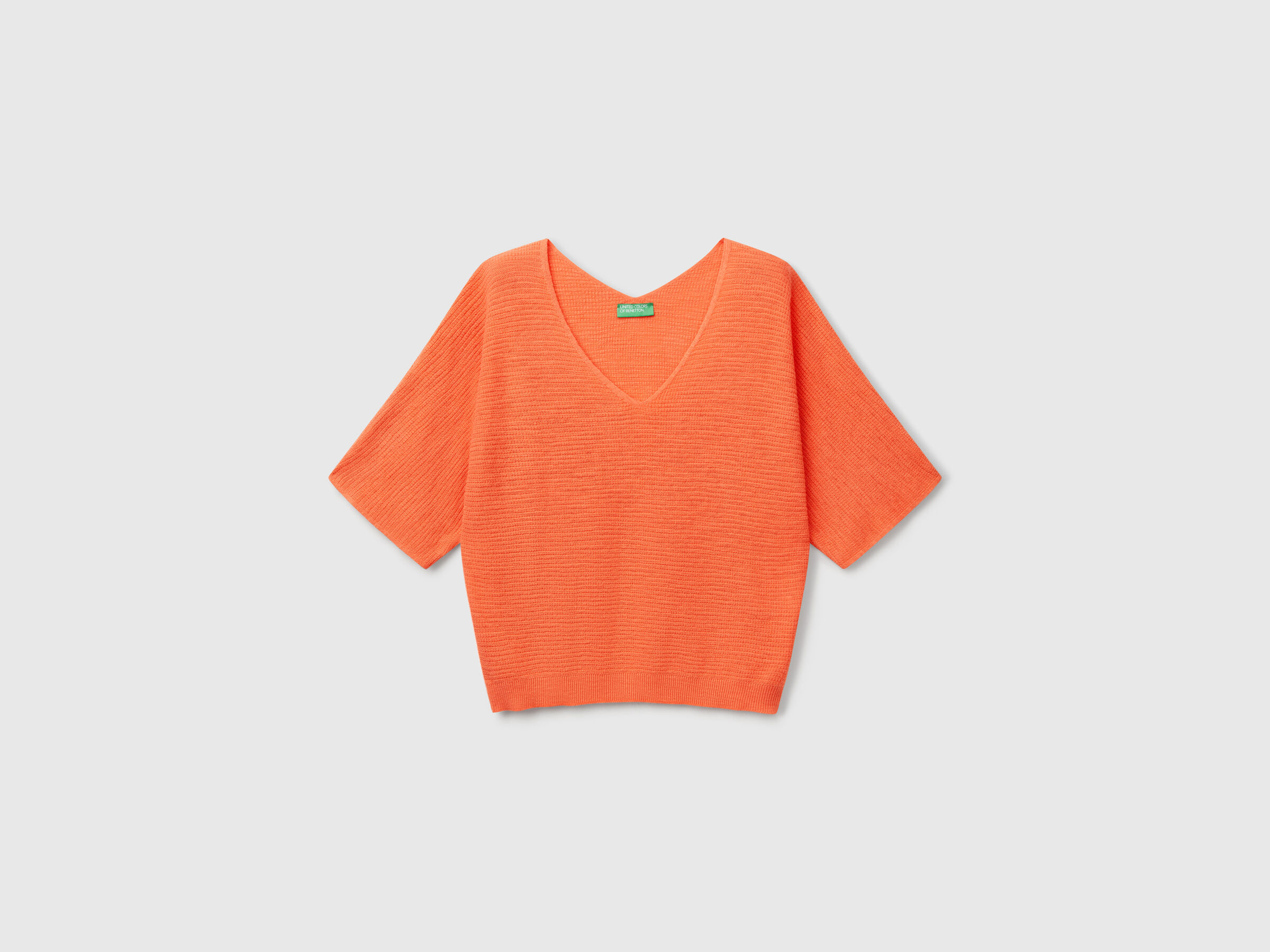 V NECK SWEATER H/S Women image number 4
