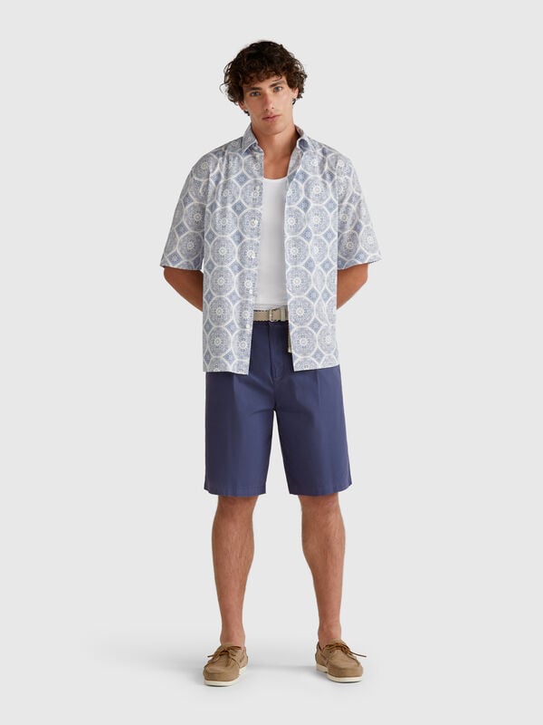 Wide bermudas Men