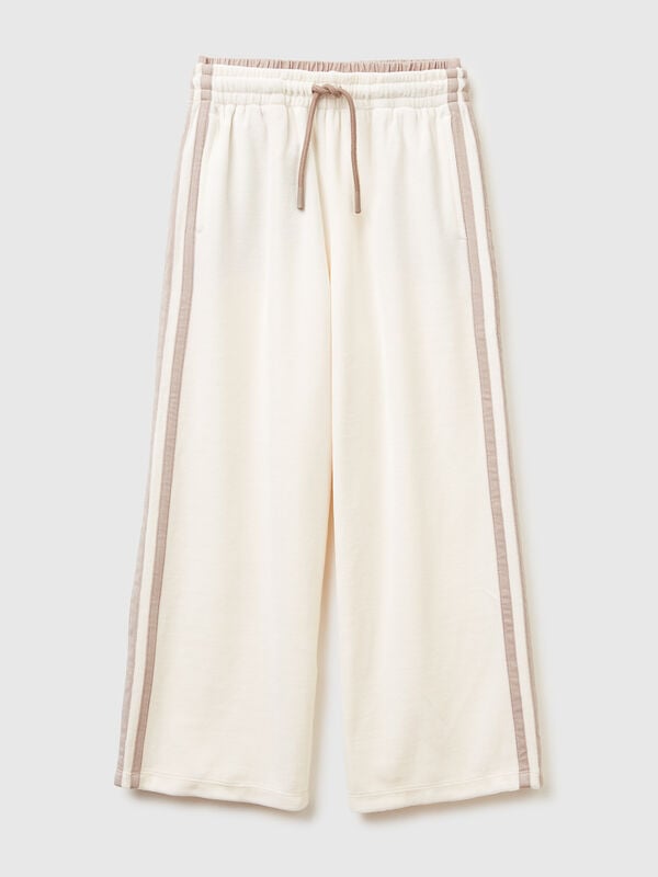 Wide chenille trousers Junior Girl