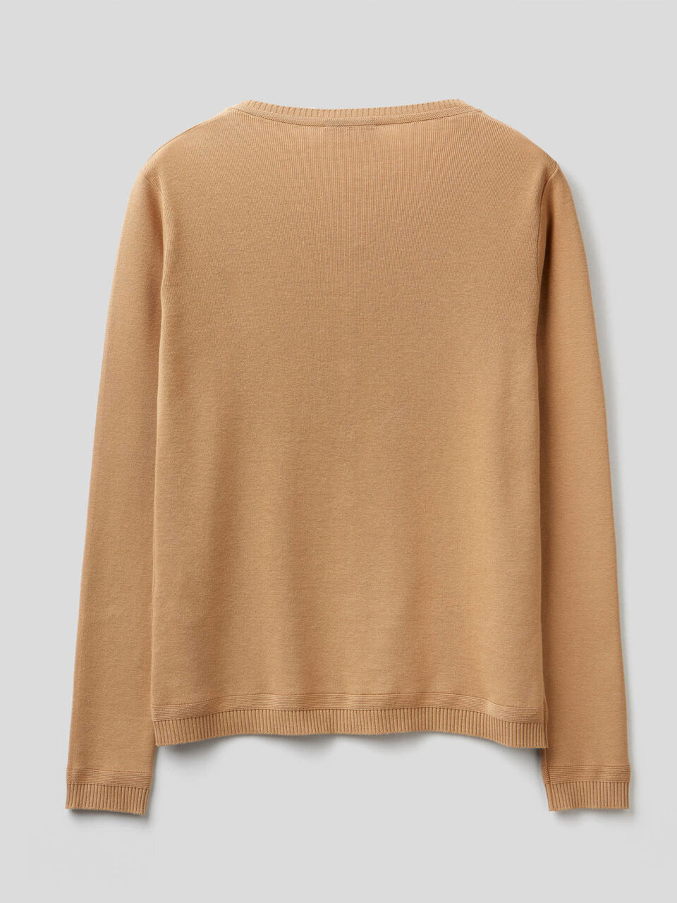 Pure cotton crew neck cardigan image number 2