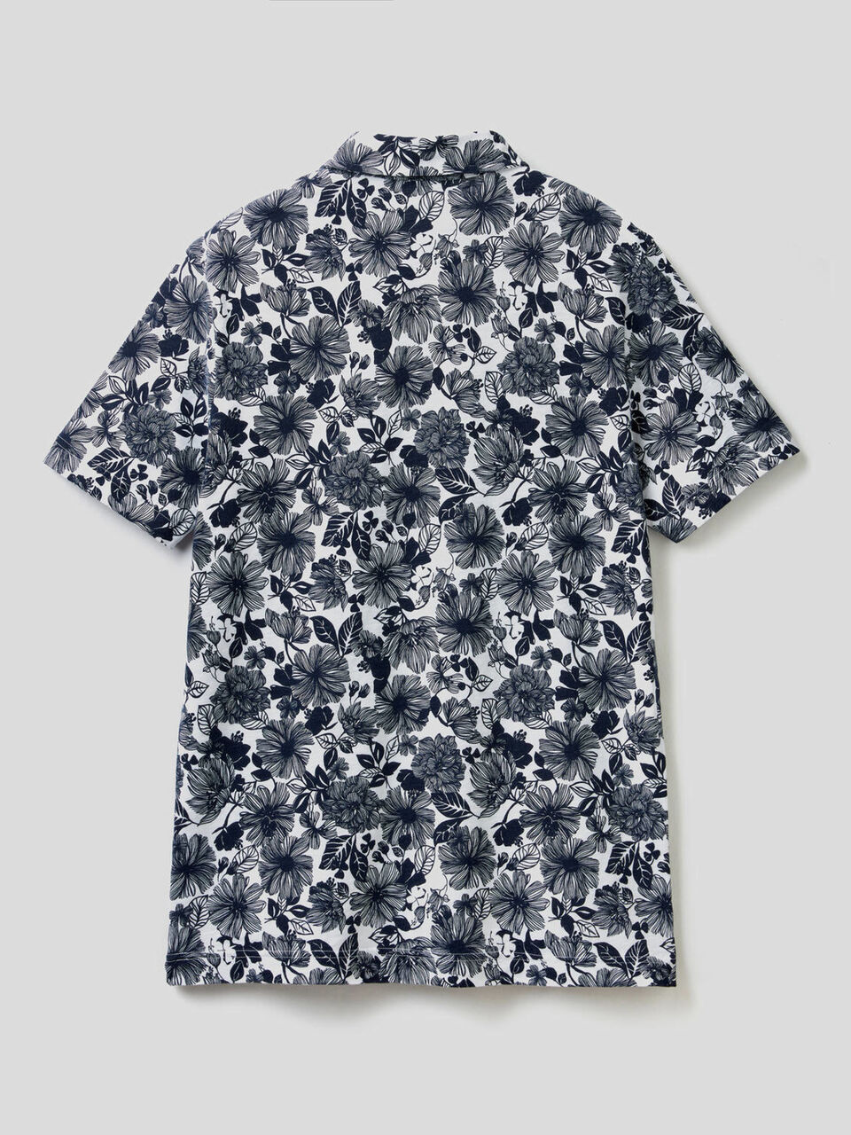 100% cotton patterned polo image number 2