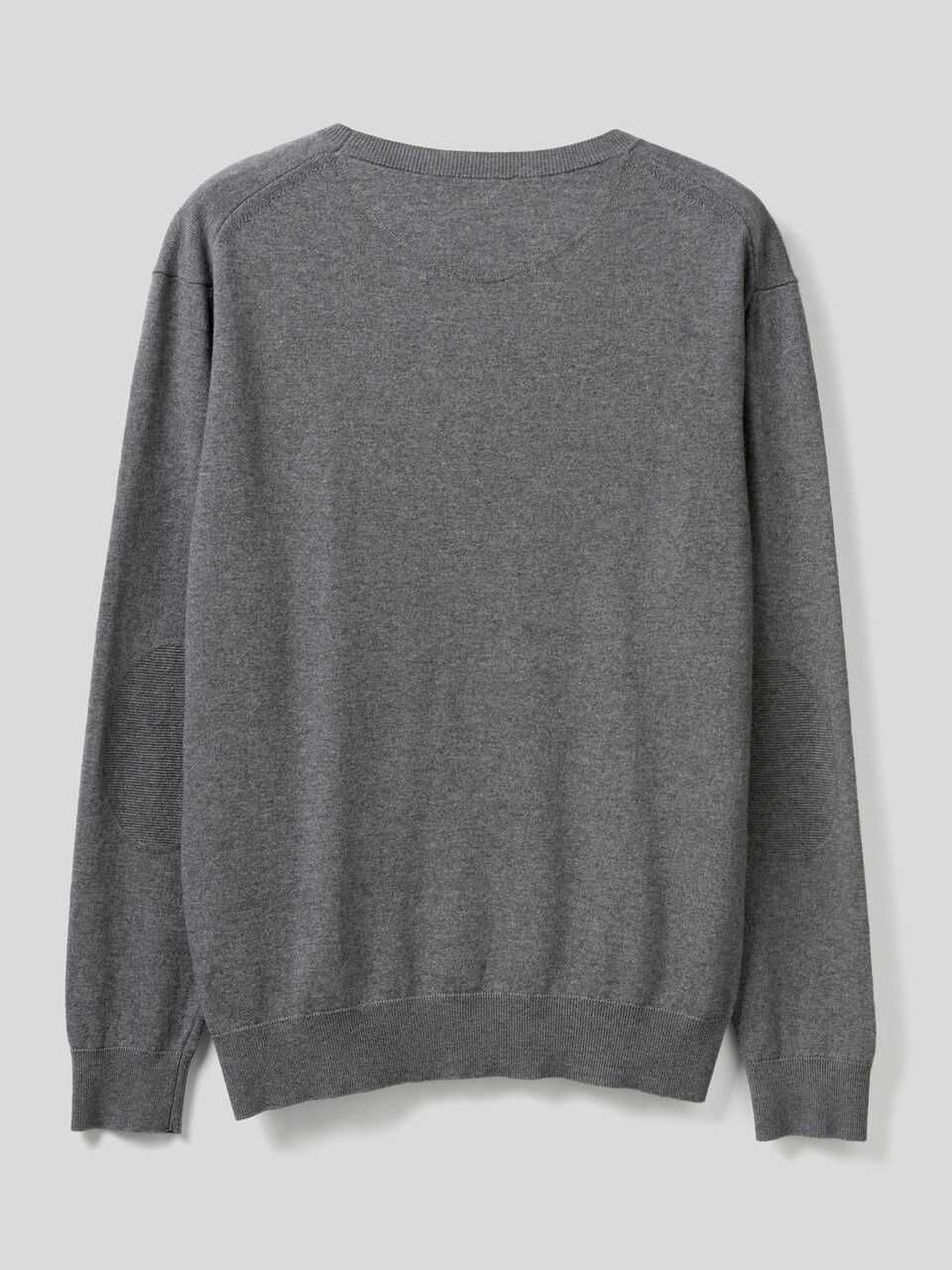 Sweater in cashmere and cotton blend image number 2